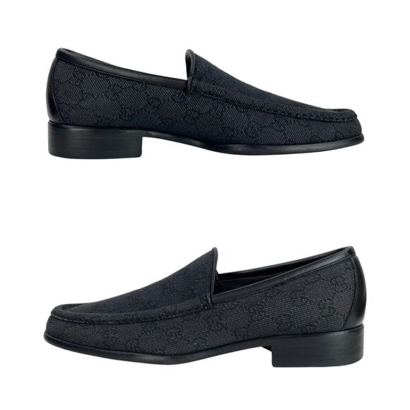 Gucci Monogram Canvas Loafers - Picture 5 of 8